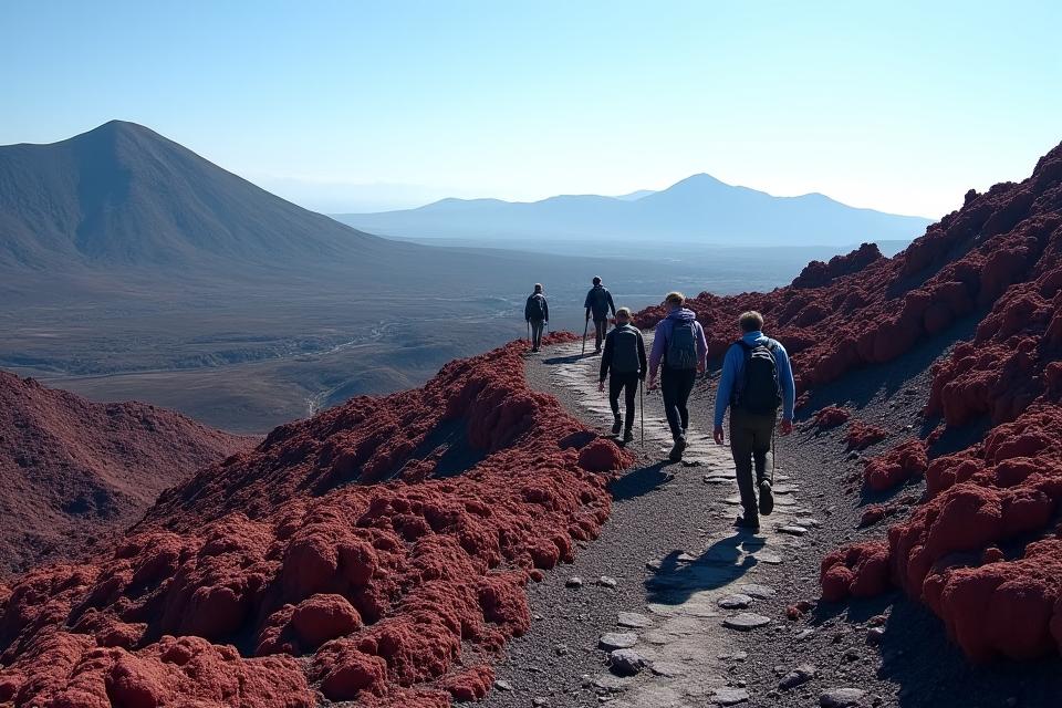 Volcanic Landscape Hiking